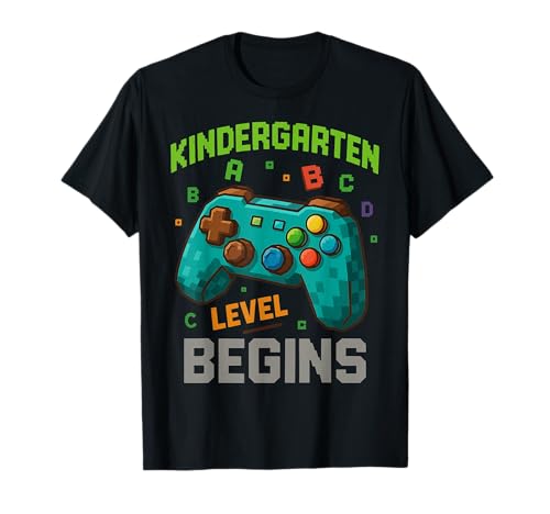 First Day of Kindergarten Gaming-Shirt „Back to School“ für Jungen T-Shirt von First Day Of Kindergarten Shirt Boys Girls
