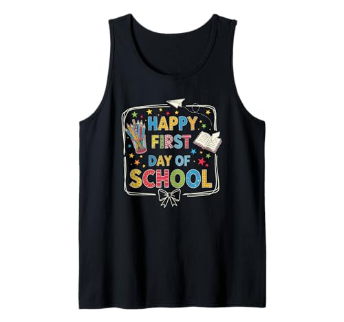 Alles Gute zum ersten Schultag: Pencil Teacher Kids Back to School Tank Top Alles Gute zum ersten Schultag: Pencil Teacher Kids Back to School Tank Top von First Day Of School Designs Teacher Kids School