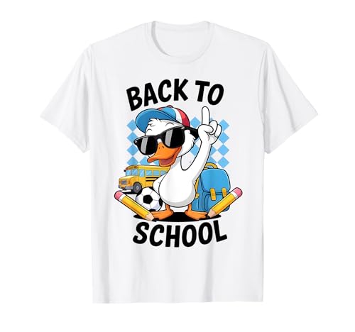 Lustiger, Dummer Schulanfang für Jungen am ersten Schultag T-Shirt Lustiger, Dummer Schulanfang für Jungen am ersten Schultag T-Shirt von First Day Of School Funny Silly Goose Tee