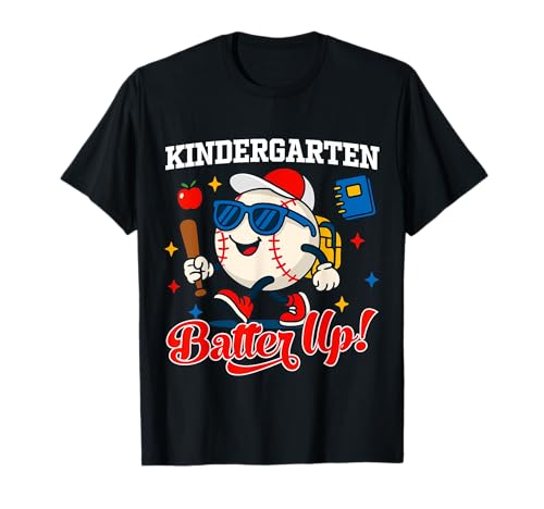Kindergarten-Bagger Up Baseball „Zurück in die Schule“, Lehrer, Jungen T-Shirt Kindergarten-Bagger Up Baseball „Zurück in die Schule“, Lehrer, Jungen T-Shirt von First Day of Kindergarten Baseball Student Tee