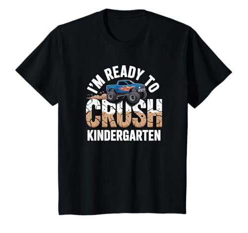 Kinder I'm Ready to Crush Kindergarten Lustiger Schulanfang Junge T-Shirt Kinder I'm Ready to Crush Kindergarten Lustiger Schulanfang Junge T-Shirt von First Day of Kindergarten for Kids Boys
