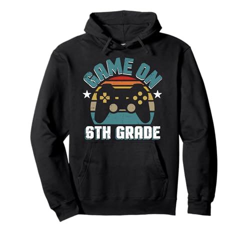 Spiel in der 6. Klasse, Zurück in die Schule, sechste Klasse, Gamer, Jungen, Kinder Pullover Hoodie Spiel in der 6. Klasse, Zurück in die Schule, sechste Klasse, Gamer, Jungen, Kinder Pullover Hoodie von First Day of School Awesome Video Gamer Shirts