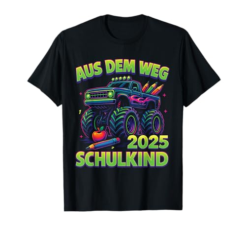 Monster Truck Back to School 2025 Outfit for Kids .First Day T-Shirt Monster Truck Back to School 2025 Outfit for Kids .First Day T-Shirt von First Day of School Clothing