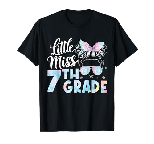 Little Miss 7. Klasse – Mädchen Back To School – Messy Bun T-Shirt Little Miss 7. Klasse – Mädchen Back To School – Messy Bun T-Shirt von First Day of School - Little Miss Back To School