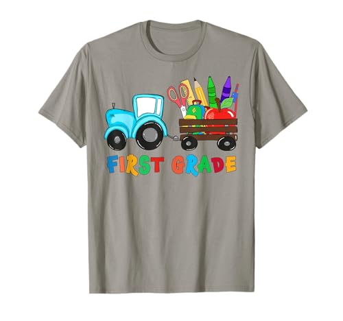 First Grade Back to School 1. Klasse Kinder Jungen Traktor Farm T-Shirt First Grade Back to School 1. Klasse Kinder Jungen Traktor Farm T-Shirt von First Grade Back To School 1st Grade Kids Tractor