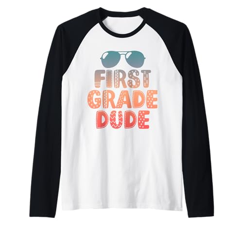 Schulanfang erster Schultag erste Klasse Jungen Raglan Schulanfang erster Schultag erste Klasse Jungen Raglan von First Grade Boys Tees
