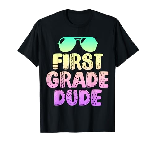 Schulanfang erster Schultag erste Klasse Jungen T-Shirt Schulanfang erster Schultag erste Klasse Jungen T-Shirt von First Grade Boys Tees