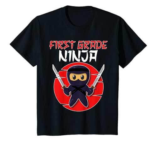 First Grade Ninja Jungen 1. Klasse Ninja Kinder First Grade T-Shirt First Grade Ninja Jungen 1. Klasse Ninja Kinder First Grade T-Shirt von First Grade School Gift 1st Grade