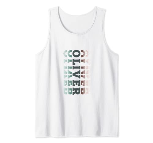 Herren Oliver Tank Top Herren Oliver Tank Top von First Name For Men And Boys