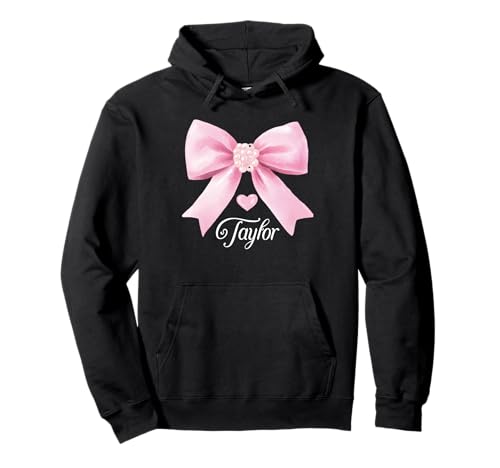 Niedliche Taylor Vorname, Teenager, Mädchen, Frauen, rosa Herzschleife Pullover Hoodie Niedliche Taylor Vorname, Teenager, Mädchen, Frauen, rosa Herzschleife Pullover Hoodie von First Name Gifts