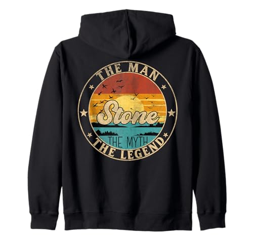 STONE The Man The Myth The Legend First Name Kapuzenjacke STONE The Man The Myth The Legend First Name Kapuzenjacke von First Name Vintage Retro Surname Last Name