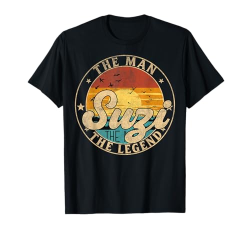 SUZI The Man The Myth The Legend First Name T-Shirt von First Name Vintage Retro Surname Last Name