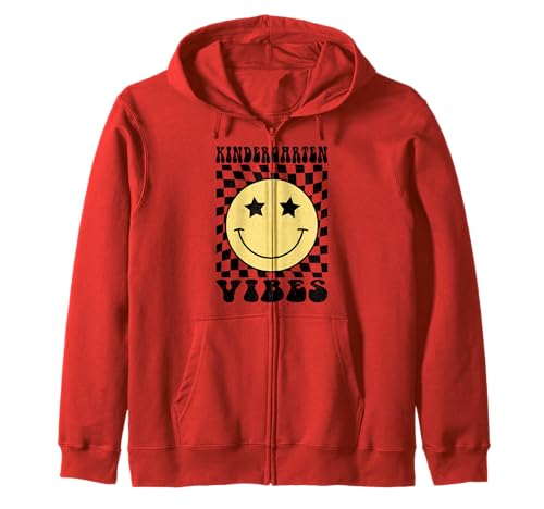 Kindergarten Vibes Back to School Kindergarten Lehrer Kinder Kapuzenjacke Kindergarten Vibes Back to School Kindergarten Lehrer Kinder Kapuzenjacke von First day of School Kindergarten Teachers Kids