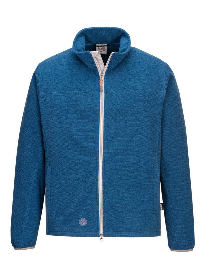 FirstB Strickfleecejacke Herren wasserabweisend, winddicht von FirstB