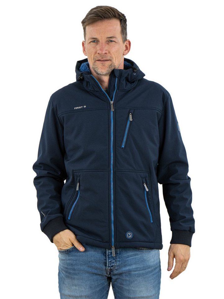 FirstB Softshelljacke Herren wasserdicht, atmungsaktiv, winddicht von FirstB