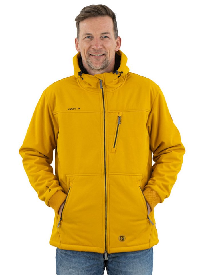 FirstB Softshelljacke Herren wasserdicht, atmungsaktiv, winddicht von FirstB