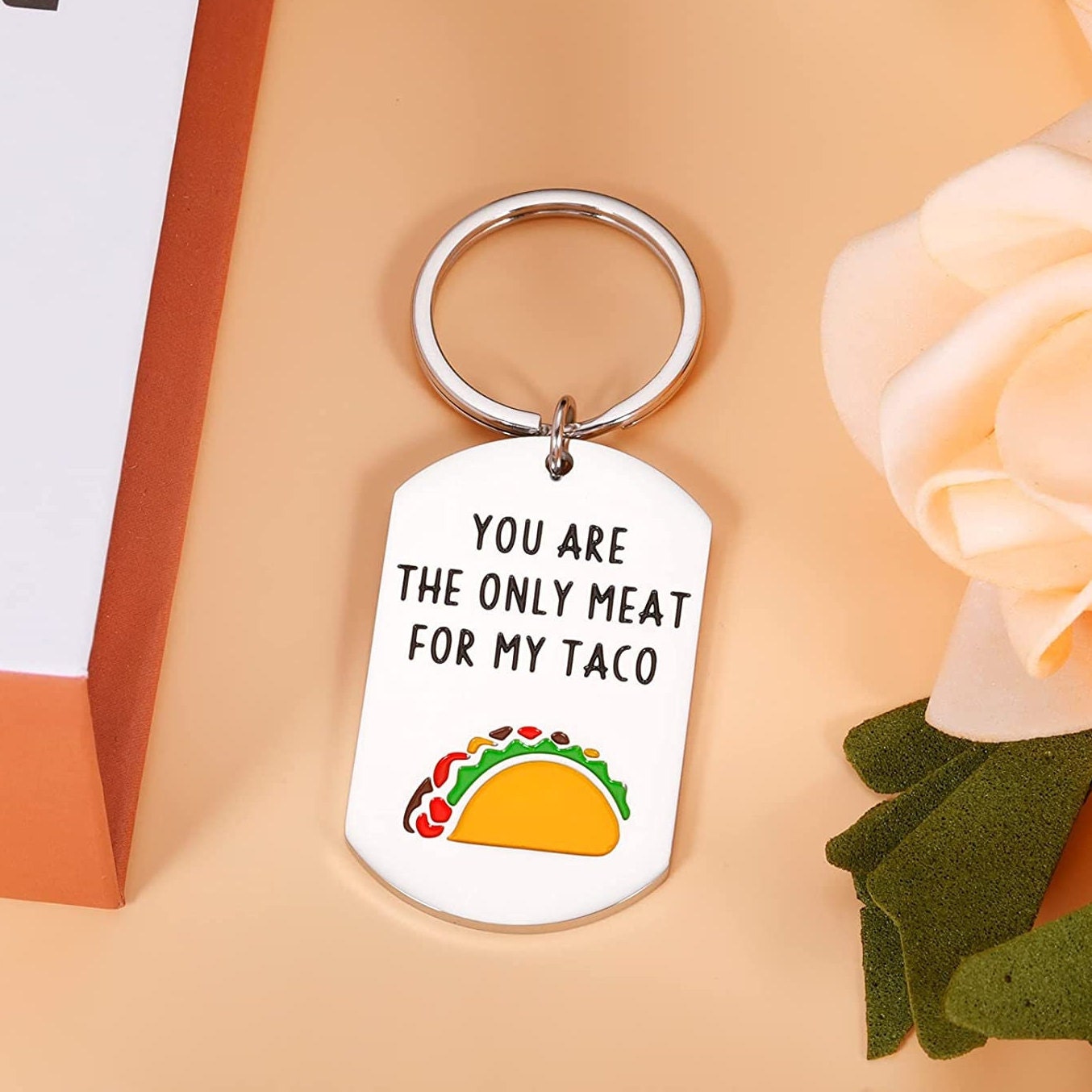 Sie Sind Das Einzige Fleisch Für Meine Taco-Lustige Schlüsselanhänger, Jubiläumsgeschenke Freund, Passende Paar Weihnachtsgeschenke Valentinstag von FirstJewelryDesign