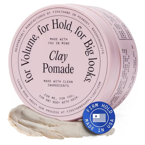 Firsthand Supply Haar-Tonerde-Pomade für Männer und Frauen Mattes Finish Extra Starker Halt Nicht Fettend Wasserbasierte Bio-Pomade Einfach Nachzustylen Ideal für kurzes bis mittellanges Haar 88 ml Firsthand Supply Haar-Tonerde-Pomade für Männer und Frauen Mattes Finish Extra Starker Halt Nicht Fettend Wasserbasierte Bio-Pomade Einfach Nachzustylen Ideal für kurzes bis mittellanges Haar 88 ml von Firsthand