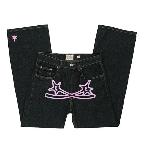 Minus-Two Y2K Jeans Herren Streetwear Hip Hop Cargo Straight Loose Baggy Hosen von Firulab