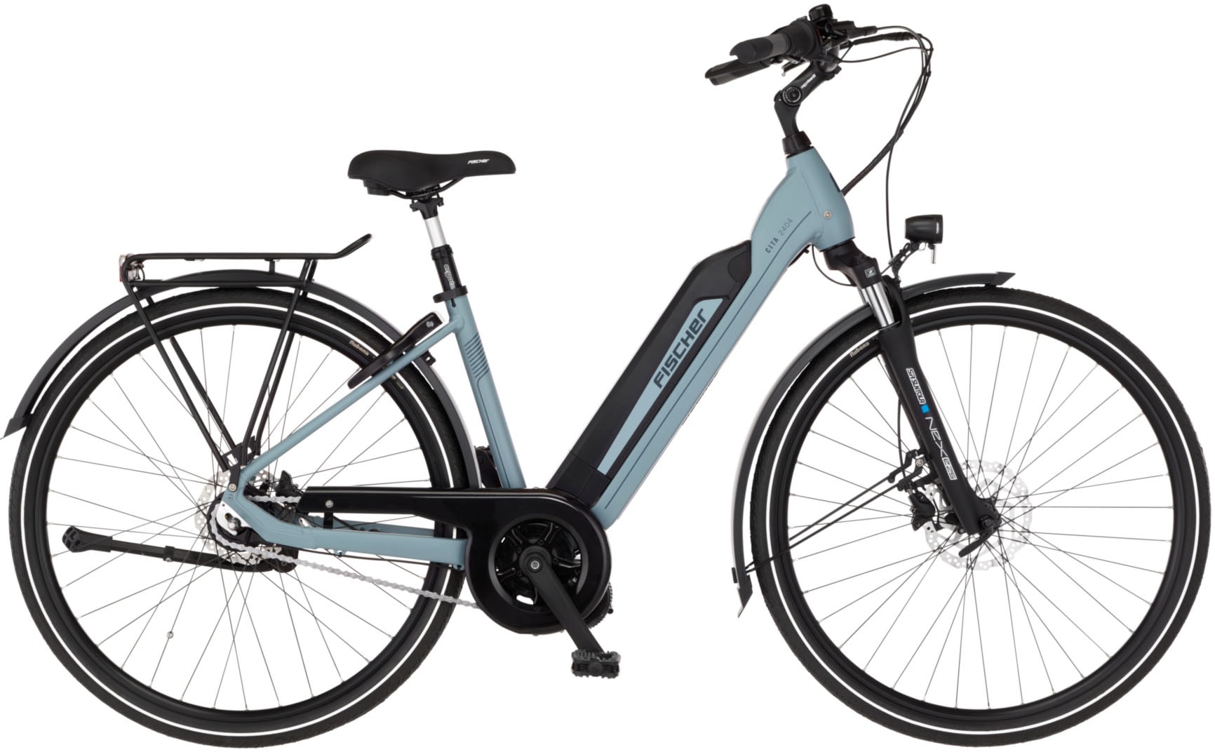 FISCHER Fahrrad "CITA 2404 688 43" 7 Gang Shimano NEXUS Schaltwerk Mittelmotor mit Akku-Ladegerät;mit Werkzeug, Pedelec, Elektrofahrrad für Damen und Herren von Fischer Fahrrad