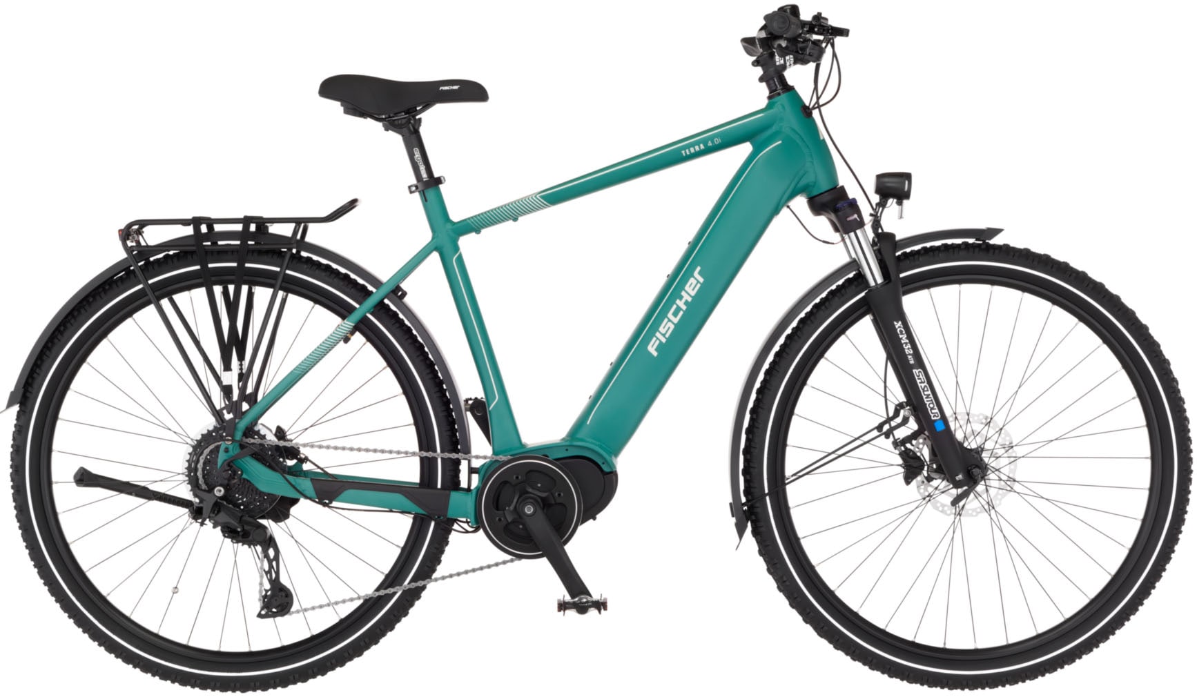 FISCHER Fahrrad "TERRA 4.0i 630 55" 10 Gang Shimano CUES Schaltwerk Mittelmotor mit Akku-Ladegerät;mit Werkzeug, Pedelec, Elektrofahrrad für Damen und Herren von Fischer Fahrrad