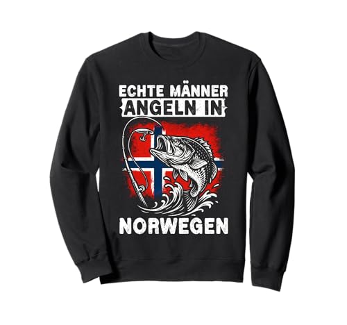 Echte Männer Angeln In Norwegen Fischer Angelsport Angler Sweatshirt Echte Männer Angeln In Norwegen Fischer Angelsport Angler Sweatshirt von Fischer Fischjagd Norwegen Angelausflug
