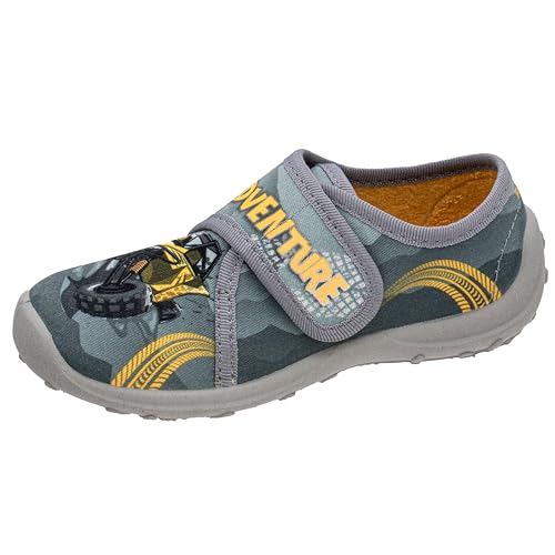 Fischer Boogy Hausschuh, Graugelb, 32 EU von Fischer Markenschuh