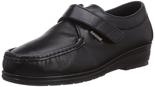 Fischer Damen Bequem-Schuh Mokassin, Schwarz (schwarz 222), 41 EU Weit von Fischer Markenschuh