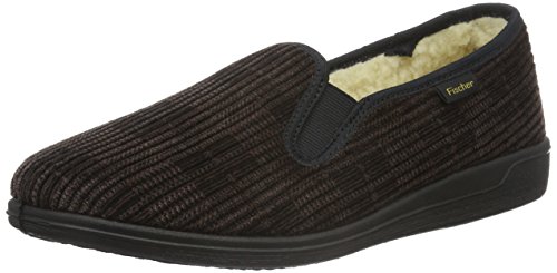 Fischer Herren Flache Hausschuhe, Braun (Braun 777), 47 EU von Fischer Markenschuh