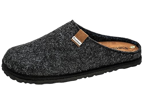 Fischer Herren Helge Hausschuh, Anthrazit, 40 EU von Fischer Markenschuh
