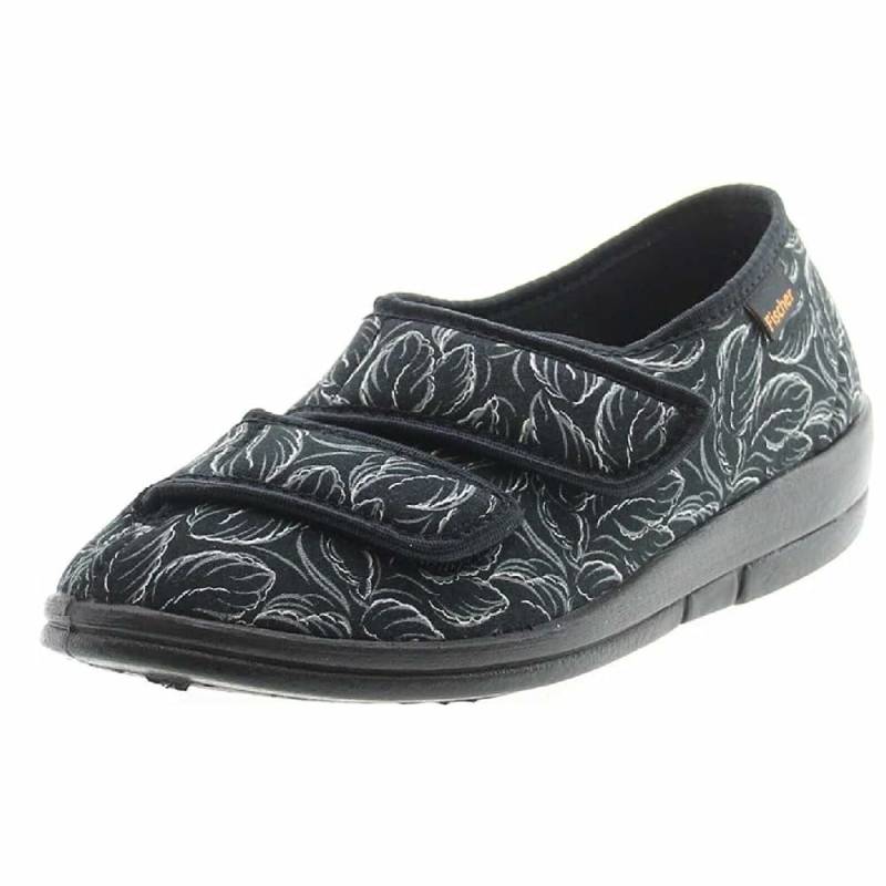 Fischer Markenschuh 203541 Damen Hausschuh Dora Schwarz schw... 42 von Fischer Markenschuh