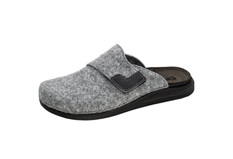 Fischer-Markenschuh Axel Pantoffel aus recyceltem PET Filz, leicht gepolstertes Lederfußbett von Fischer-Markenschuh