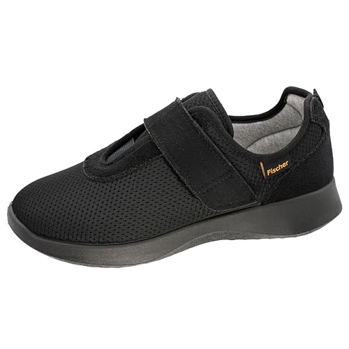 Fischer Markenschuh Damen-Comfort-Sneaker mit Klettverschluss in schwarz von Fischer Markenschuh