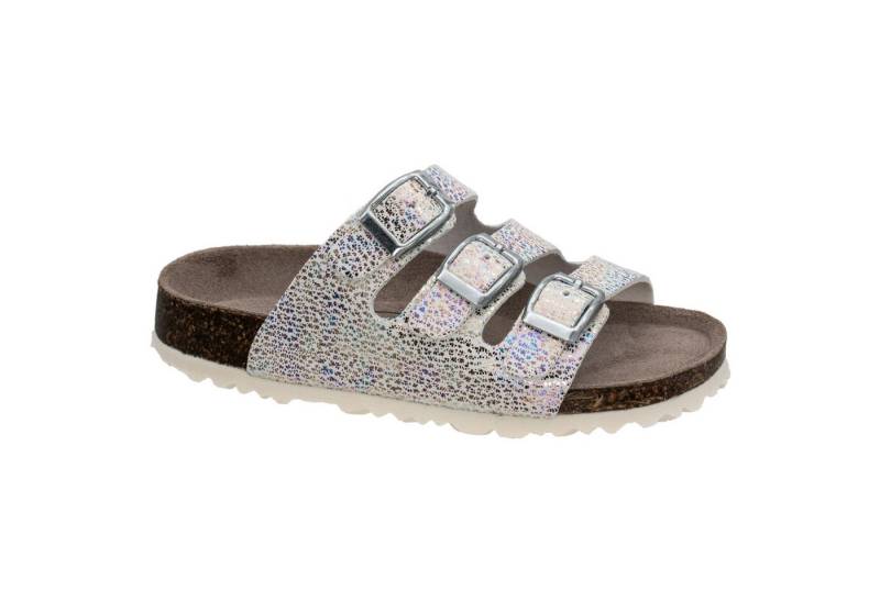 Fischer-Markenschuh Hawaii Pantolette aus Vegano (Lederimitat), mit Fleecefutter von Fischer-Markenschuh