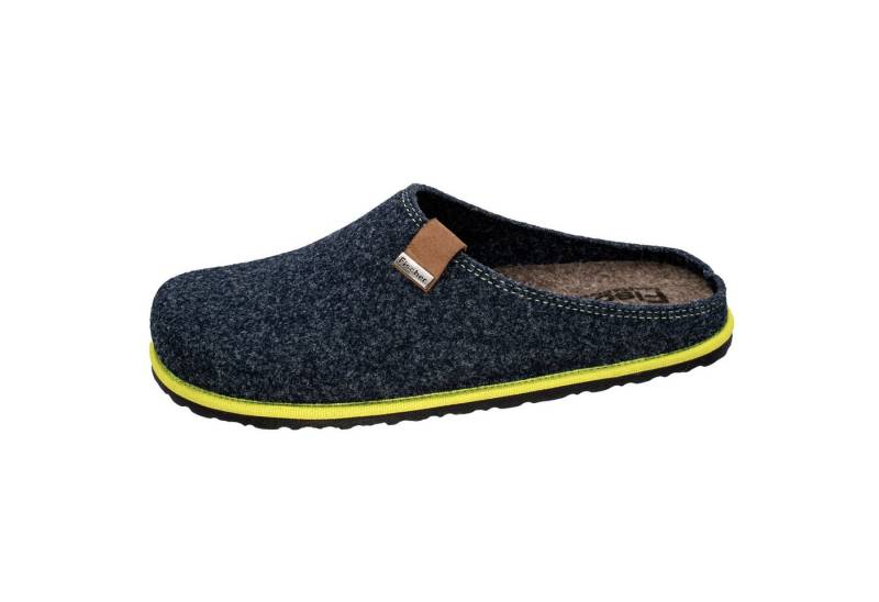 Fischer-Markenschuh Helge Pantoffel aus recyceltem PET Filz, Einlegesohle aus Filz herausnehmbar von Fischer-Markenschuh