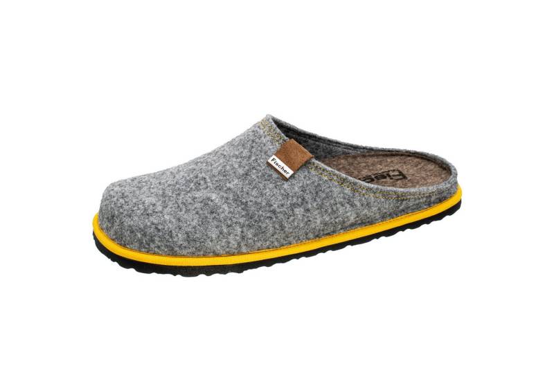 Fischer-Markenschuh Helge Pantoffel aus recyceltem PET Filz, Einlegesohle aus Filz herausnehmbar von Fischer-Markenschuh