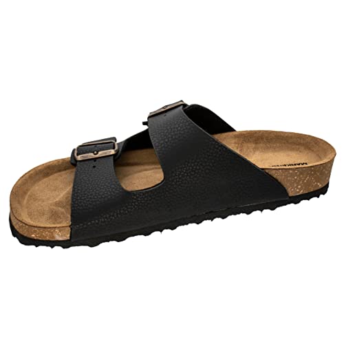 Fischer Markenschuh Herren, Männer, Pantoletten, Pantoletten,Hausschuhe,Men's,Man,Schlupfschuhe,schluepfschuhe,Slipper,Schwarz,40 EU / 7 UK von Fischer Markenschuh