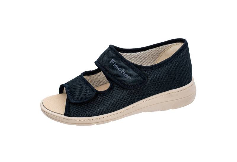 Fischer-Markenschuh Ilse Sandale aus Textil, mit Textilfutter, Einelegesohle herausnehmbar von Fischer-Markenschuh