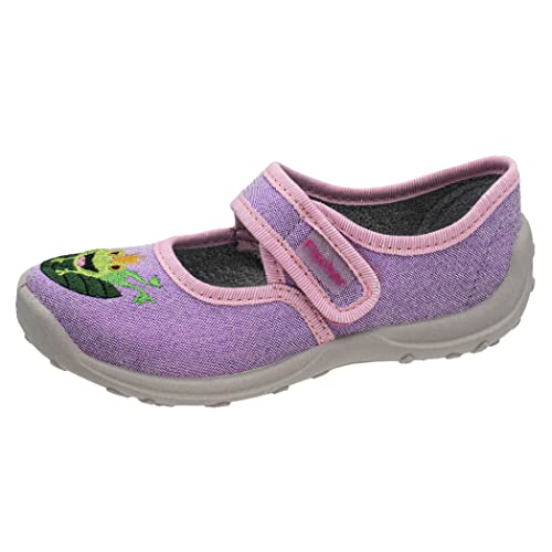 Fischer Markenschuh Mädchen, Kinder, Pantoffeln, Hausschuhe,schluepfschuhe,Slides,Slip-ons,Backless Slipper,Mules,Puschen,Lila,26 EU / 9 UK von Fischer Markenschuh