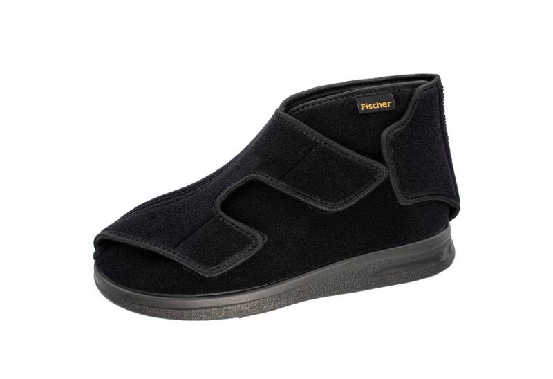 Fischer-Markenschuh Ortho Hausschuh 3 Klettverschlüsse, Weite K, Frotteefutter von Fischer-Markenschuh