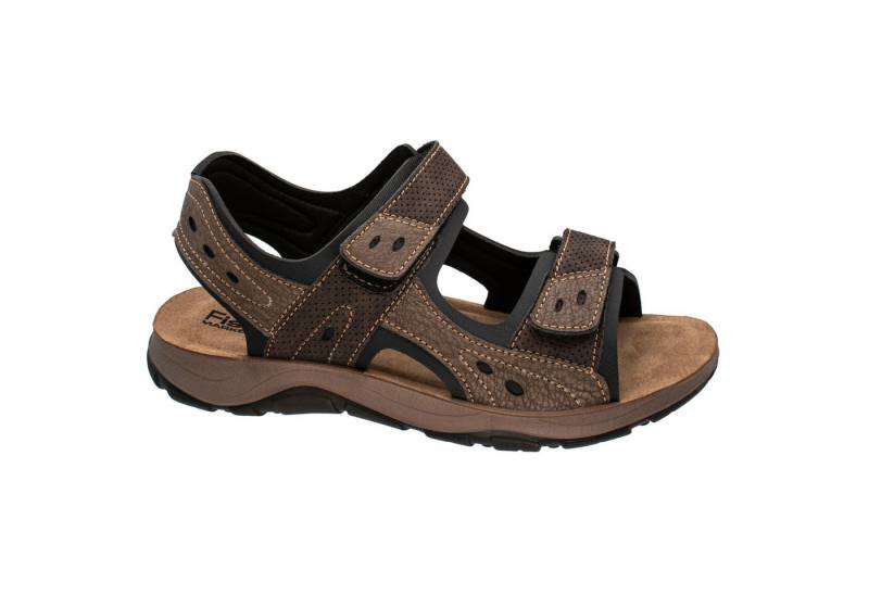 Fischer-Markenschuh Trekking Sandale aus Vegano (Lederimitat), Synthetik-Futter, Leichte PU-Sohle von Fischer-Markenschuh