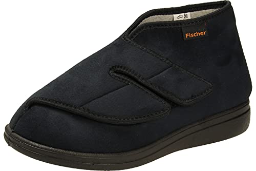 Fischer Unisex 0556_90_39 Hausschuh, Schwarz, EU 3X-Weit von Fischer Markenschuh