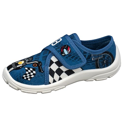 Kinder-Klett-Hausschuh von Fischer Markenschuh