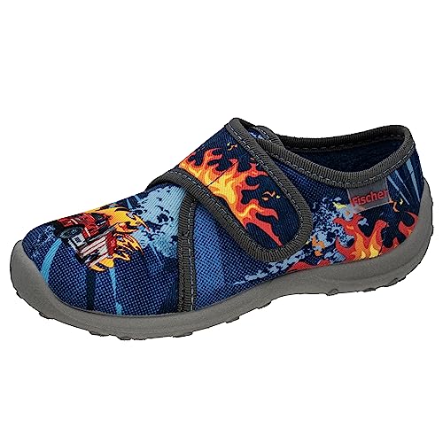 Kinder-Klett-Hausschuh von Fischer Markenschuh