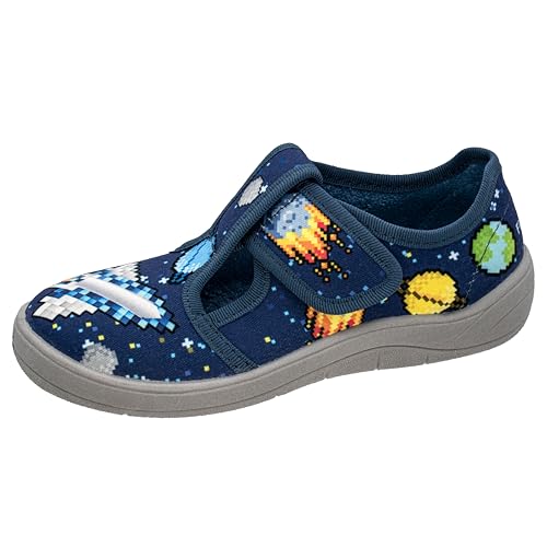 Kinder-Klett-Hausschuh von Fischer Markenschuh