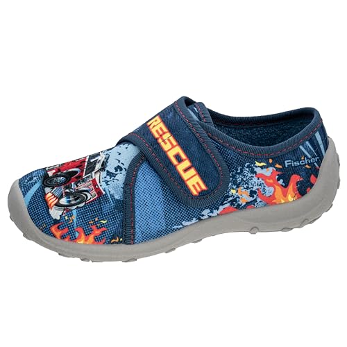 Kinder-Klett-Hausschuh von Fischer Markenschuh