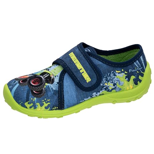 Kinder-Klett-Hausschuh von Fischer Markenschuh