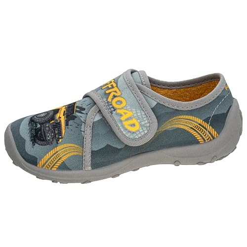 Kinder-Klett-Hausschuh von Fischer Markenschuh