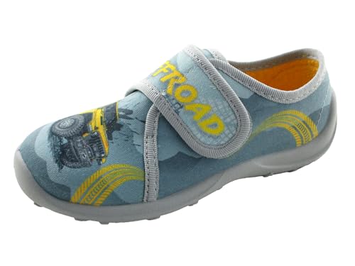 Kinder-Klett-Hausschuh von Fischer Markenschuh