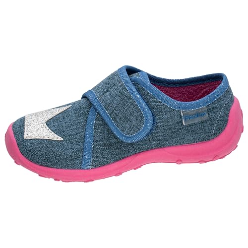 Kinder-Klett-Hausschuh von Fischer Markenschuh